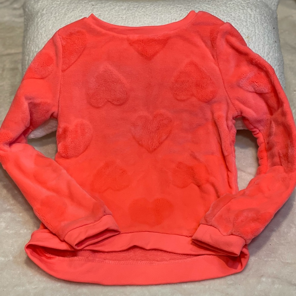 Fluffy pink sweatshirt